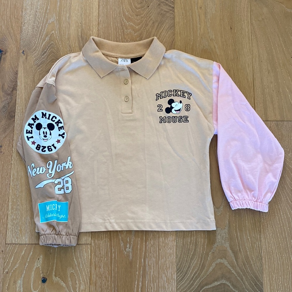 ZARA Girl’s Mickey Polo